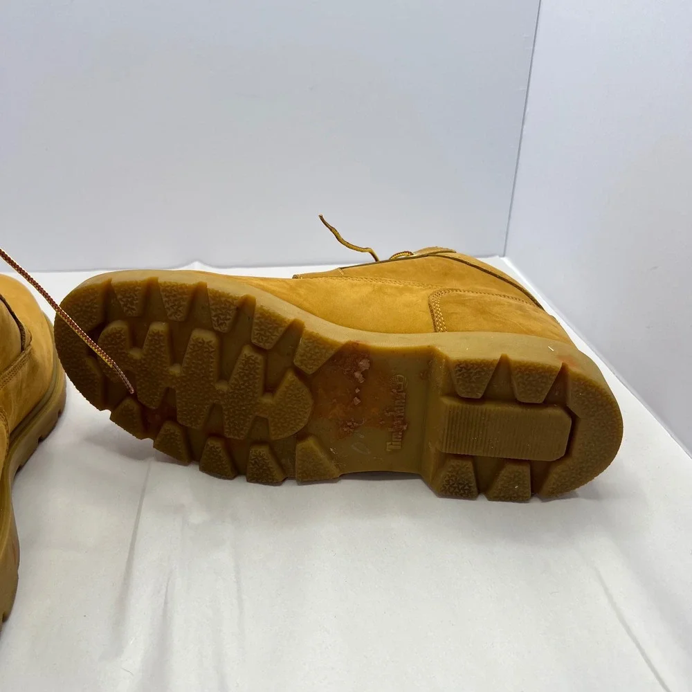 Timberland Wheat Leather Boots Mens 11 Waterproof A4098 Work Outdoor Preppy